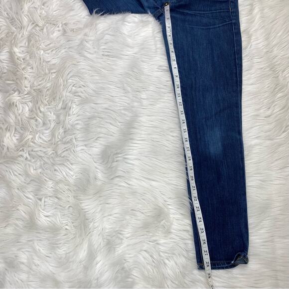 J. Crew Women's Toothpick Jeans Size 27 Blue Medium Low Rise Casual - Picture 4 of 11
